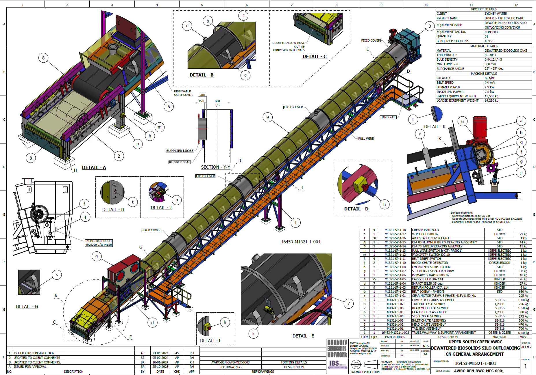 澳洲16453输送机项目